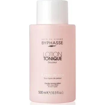 Přípravek na čištění pleti a oči BYPHASSE Lotion Tonique pleťové tonikum s růžovou vodou 500 ml