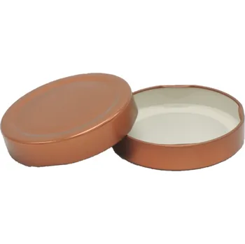 Víčko na zavařovací sklenici Zavařovací víčko DEEP VYSOKÉ MĚDĚNÉ TO 66 RTS (paster do 105°C) Počet kusů v balení: 800