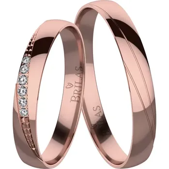 Prsten Marla Red - snubní prsteny z červeného zlata