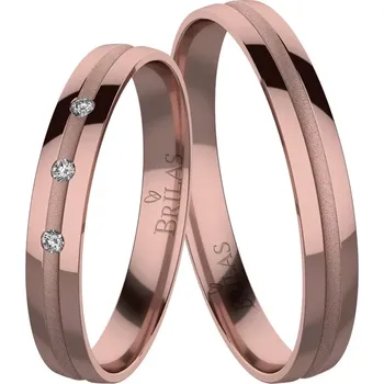 Prsten Lydie Red - snubní prsteny z červeného zlata