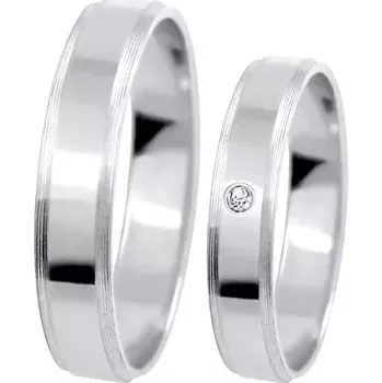 Prsten Belinda White - svatební prsteny v bílém zlatě