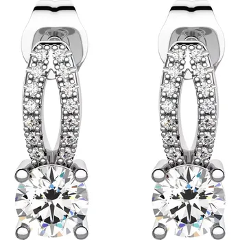 Náušnice Vanda - stříbrné náušnice se zirkony