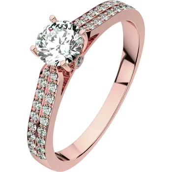 Prsten Afrodita R Briliant - prsten ze červeného zlata