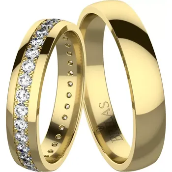 Prsten Raison Gold - snubní prsteny ze žlutého zlata