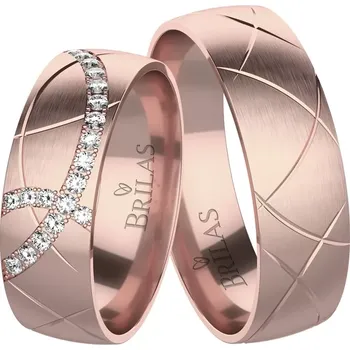 Prsten Eugenia Red - snubní prsteny z červeného zlata