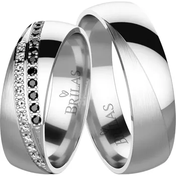 Prsten Polárka BW White - snubní prsteny z bílého zlata