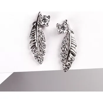 Náušnice Bolena - stříbrné náušnice se zirkony