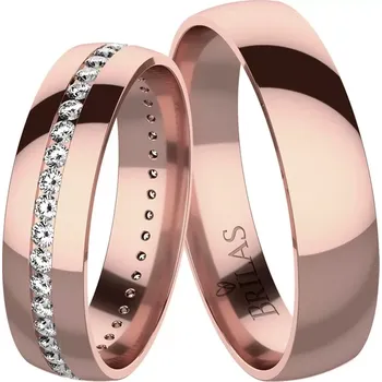 Prsten Melisa Red - snubní prsteny z červeného zlata