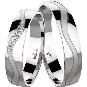 Prsten Jarmila White - snubní prsteny z bílého zlata