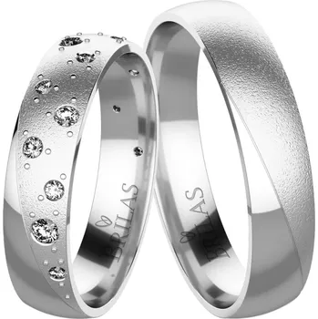 Prsten Lola White - snubní prsteny z bílého zlata