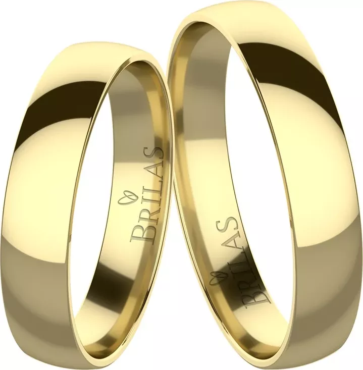 Absolon Gold. - elegantní snubní prsteny ze žlutého zlata