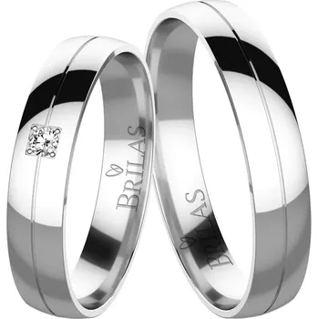 Prsten Korina White - snubní prsteny z bílého zlata