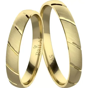 Prsten Glance Gold - snubní prsteny ze žlutého zlata