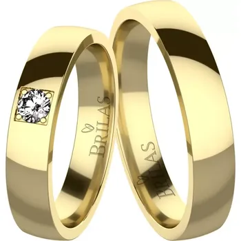 Prsten Osanna Gold - jemné snubní prsteny ze žlutého zlata