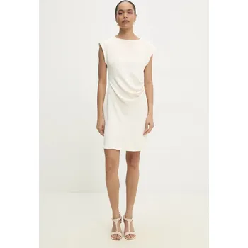 Dámské šaty Šaty Answear.LAB béžová barva, mini 93023.ios 01X, vel. L