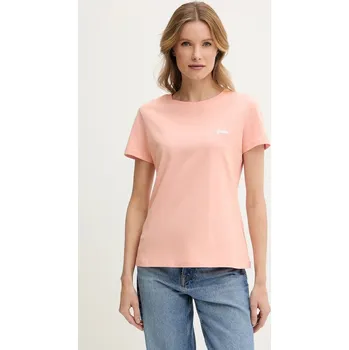 Pánská móda Bavlněné tričko Guess IRIS V5GI06.KCRZ1 růžová 39B, vel. XS