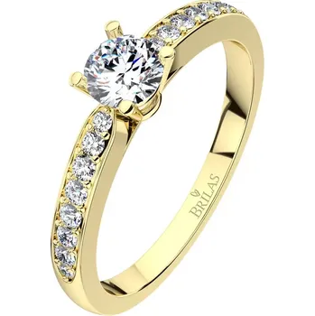 Prsten Lenka Gold - oblíbený zásnubní prsten ze žlutého zlata