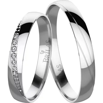 Prsten Marla White - snubní prsteny z bílého zlata