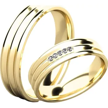 Prsten Mafalda Gold - snubní prsteny ze žlutého zlata