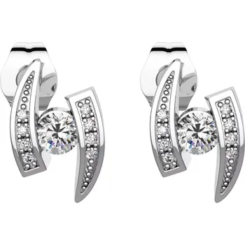 Náušnice Sani - stříbrné náušnice se zirkony