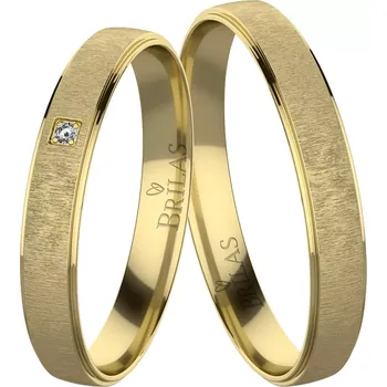 Prsten Dahana Gold - snubní prsteny ze žlutého zlata