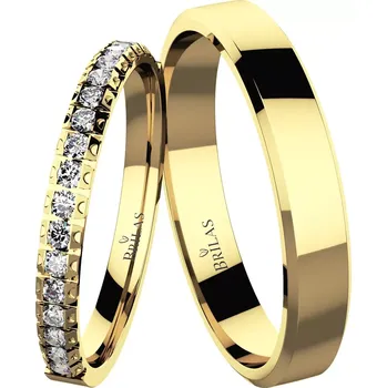 Prsten Cyrilka Gold - snubní prsteny ze žlutého zlata