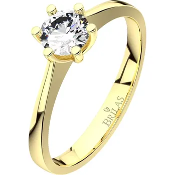 Prsten Darina G Briliant (5 mm) - zásnubní prsten ve žlutém zlatě