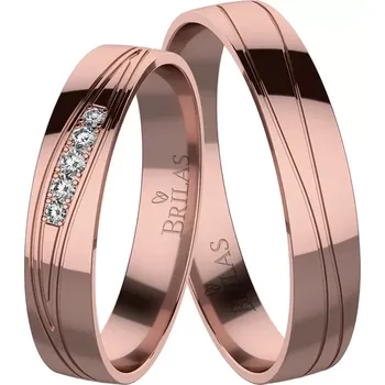 Prsten Janka Red - snubní prsteny z červeného zlata