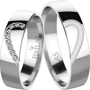 Prsten Constanza White - jemné snubní prsteny z bílého zlata