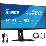 Monitor iiyama ProLite XUB3493WQSU-B6 34" UWQHD IPS LED 1ms 120Hz /2xHDMI DP/ FreeSync FlickerFree 0