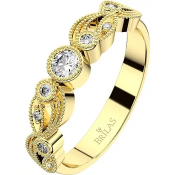 Prsten Viva G Briliant - prsten ze žlutého zlata