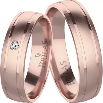 Prsten Matis Red - snubní prsteny z červeného zlata