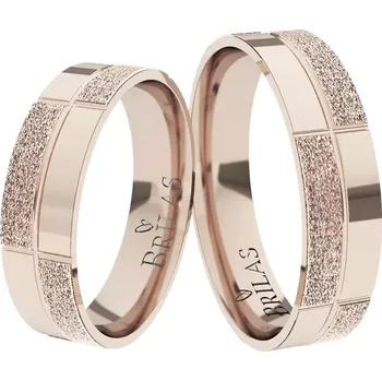 Prsten Melody Red - snubní prsteny z červeného zlata