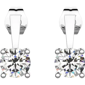 Náušnice Lida - stříbrné náušnice se zirkony