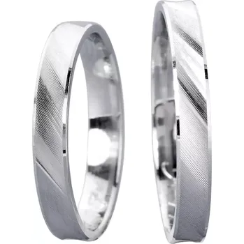 Prsten Tazer White - originální snubní prsteny zhotovené z bílého zlata