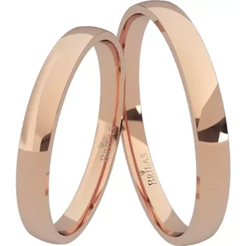 Prsten Slim Red - drobné snubní prsteny