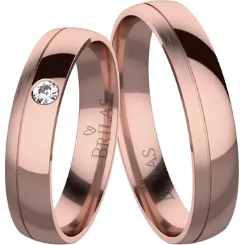 Prsten Julie Red - snubní prsteny z červeného zlata