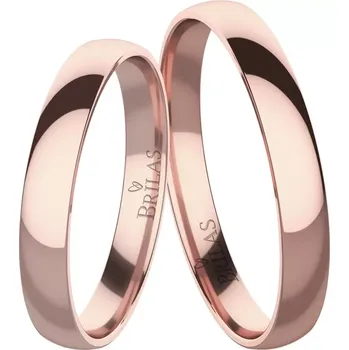 Prsten Gilbert Red - snubní prsteny z červeného zlata