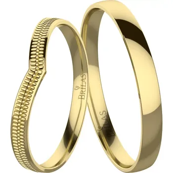 Prsten Deni Gold - snubní prsteny ze žlutého zlata