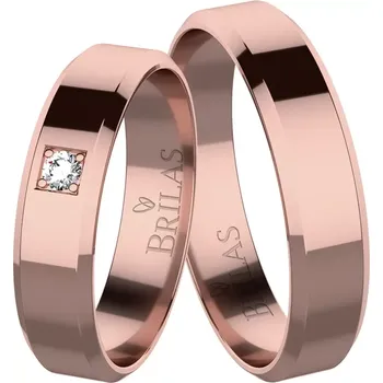 Prsten Beningo Red - snubní prsteny z červeného zlata