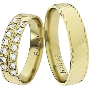 Prsten Izolda Gold - snubní prsteny ze žlutého zlata