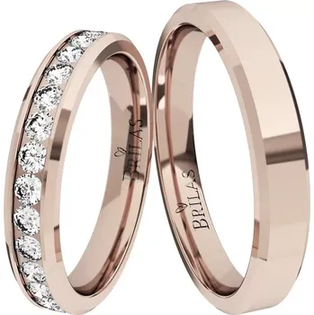 Prsten Auris Red - snubní prsteny z červeného zlata