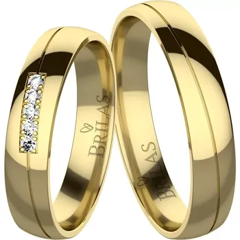 Prsten Evelyna Gold - snubní prsteny ze žlutého zlata