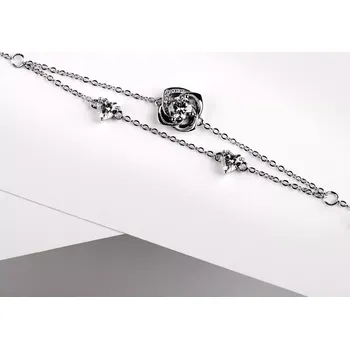 Náramek Akacie - stříbrný náramek