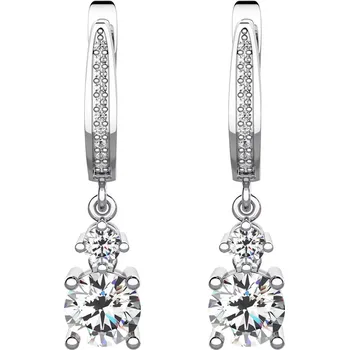 Náušnice Dáša - stříbrné náušnice se zirkony