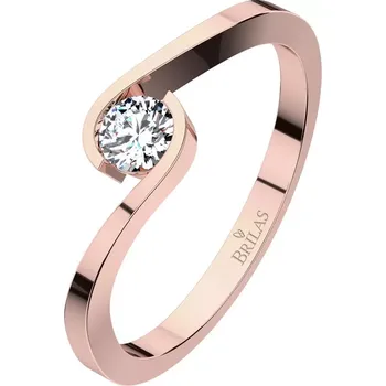 Prsten Vitas II. R Briliant (3,75 mm) - zásnubní prsten z růžového zlata