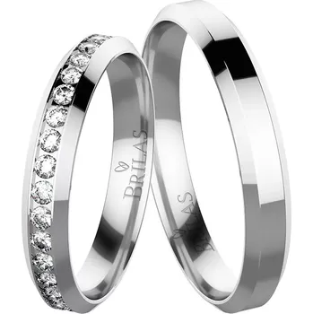 Prsten Lili White - snubní prsteny z bílého zlata