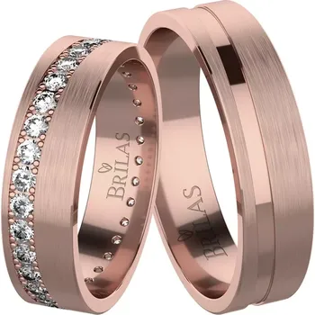 Prsten Enuris Red - snubní prsteny z červeného zlata