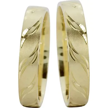 Prsten Zoro Gold - elegantní zlaté snubní prstýnky
