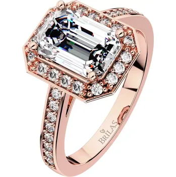 Prsten Olivia Red - velkolepý prsten z růžového zlata